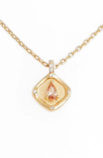 November Necklace | 14K GOLD PLATED BRASS