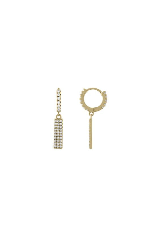 TRIBE HUGGIE EARRINGS | 14K GOLD PLATED BRASS