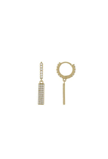 TRIBE HUGGIE EARRINGS | 14K GOLD PLATED BRASS