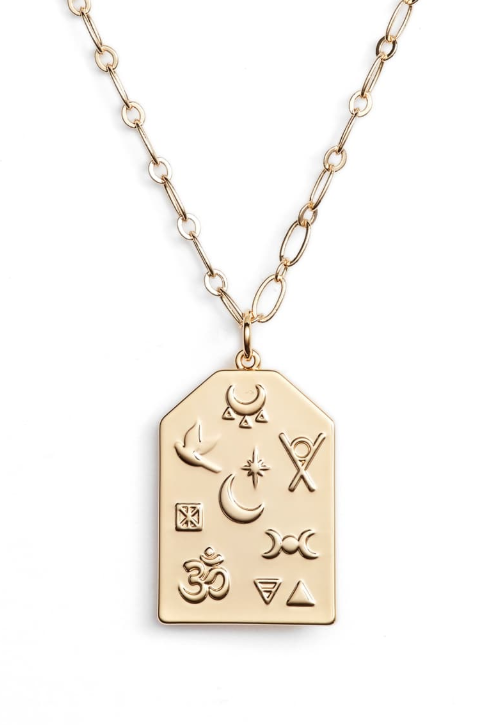 LARGE SYMBOL PENDANT - GOLD