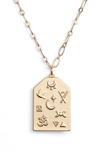 LARGE SYMBOL PENDANT - GOLD