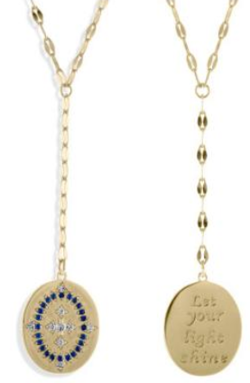 Let Your Light Shine Lariat Necklace