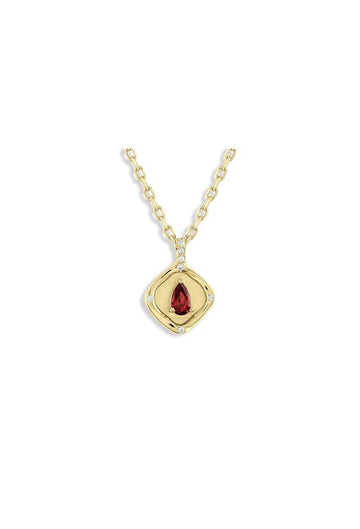 January Necklace | 14K GOLD PLATED BRASS