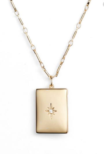 COLLAR MEDALLÓN AMAPOLA - ORO