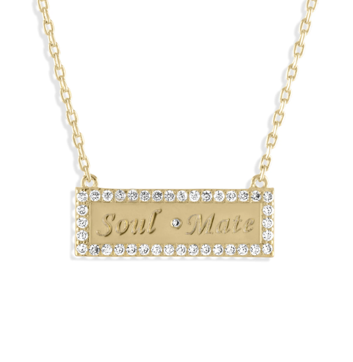 Soul Mate Bar Necklace